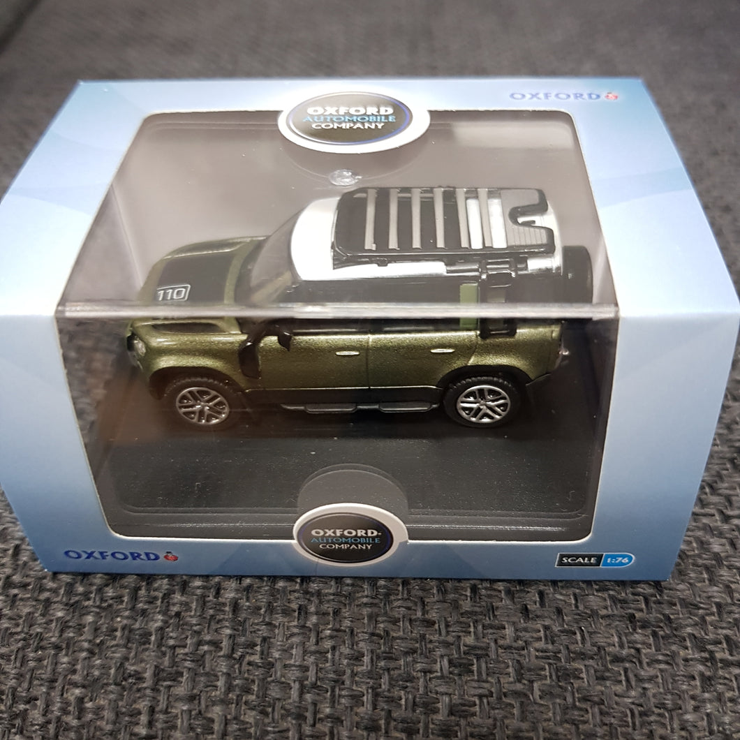 Land Rover Defender 110 New Pangea Green - Oxford Diecast - 76ND110003