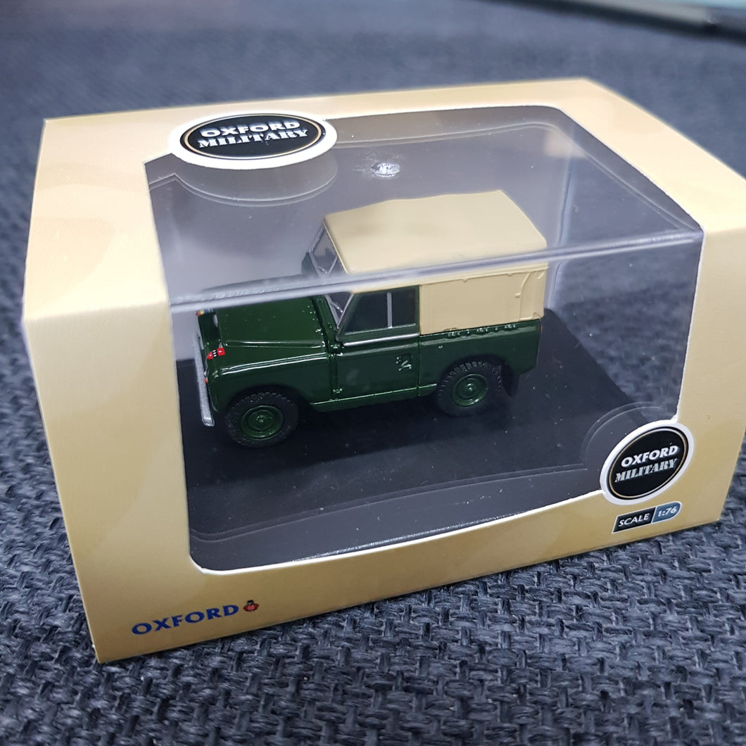 Land Rover Series II SWB Canvas REME - Oxford Diecast - 76LR2S006