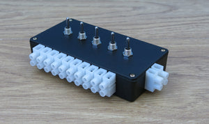 5 Switch Point Motor Switching Box.