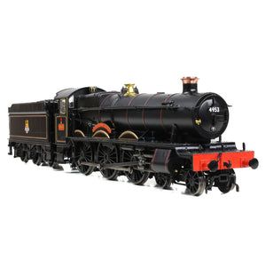 GWR 49XX 'Hall' 4953 'Pitchford Hall' BR Lined Black (Early Emblem) - Bachmann -32-002B - Scale OO