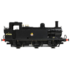 LMS Fowler 3F (Jinty) 47406 BR Black (Early Emblem) - Bachmann -32-231B - Scale OO