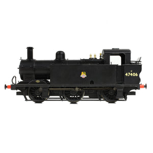 LMS Fowler 3F (Jinty) 47406 BR Black (Early Emblem) - Bachmann -32-231B - Scale OO