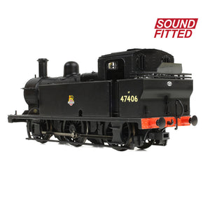 LMS Fowler 3F (Jinty) 47406 BR Black (Early Emblem) - Bachmann -32-231BSF - Scale OO