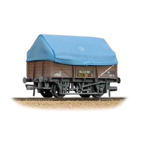 5 Plank China Clay Wagon BR Bauxite (TOPS) With Hood [W]