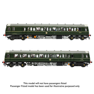 Class 121 Single-Car DMU W55028 BR Green (Small Yellow Panels) - Bachmann -35-528 - Scale OO