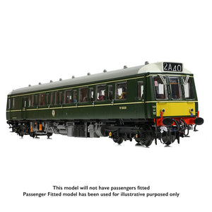 Class 121 Single-Car DMU W55028 BR Green (Small Yellow Panels) - Bachmann -35-528 - Scale OO