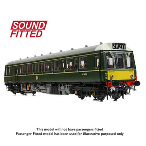 Class 121 Single-Car DMU W55028 BR Green (Small Yellow Panels) - Bachmann -35-528SF - Scale OO