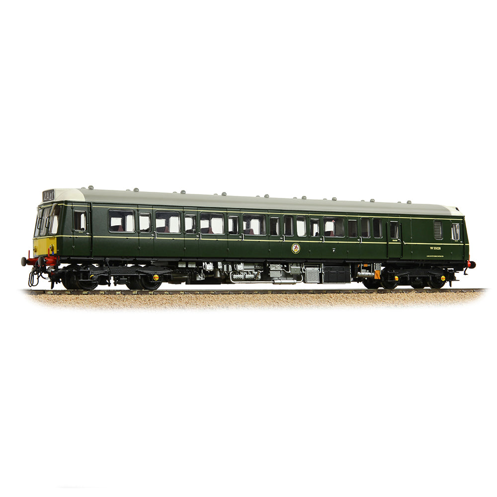 Class 121 Single-Car DMU W55028 BR Green (Small Yellow Panels)