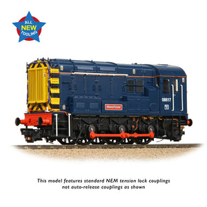 Class 08 08617 'Steve Purser' BR Blue