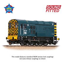 Load image into Gallery viewer, Class 08 08329 BR Blue (Wasp Stripes) - Bachmann -35-925SF - Scale OO
