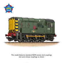 Load image into Gallery viewer, Class 08 08923 BR Green (Wasp Stripes) [W] - Bachmann -35-926 - Scale OO
