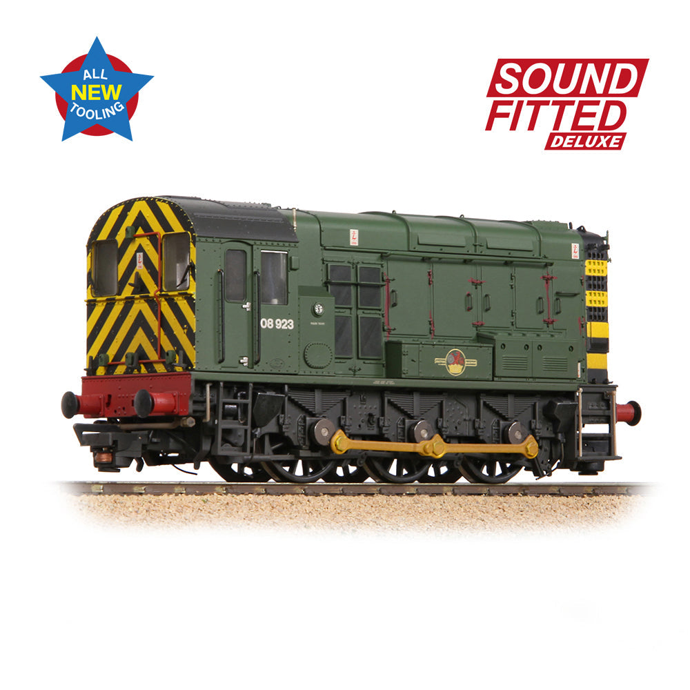 Class 08 08923 BR Green (Wasp Stripes) [W]