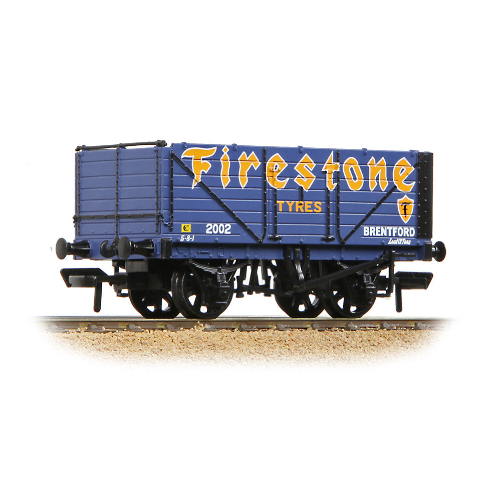 7 Plank End Door Wagon 'Firestone Tyres' Blue