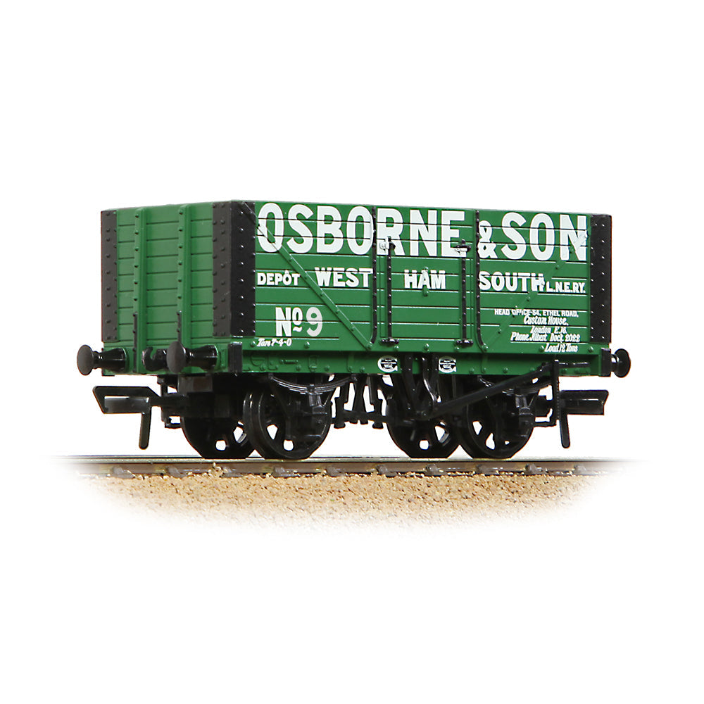 8 Plank Fixed End Wagon 'Osborne & Son' Green