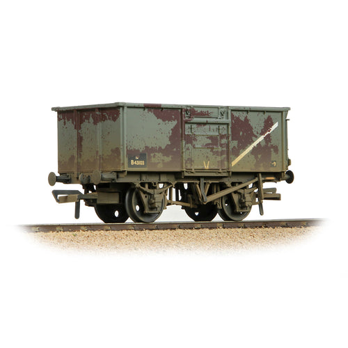 BR 16T Steel Mineral Wagon Top Flap Doors BR Grey (Early) [W]