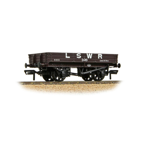 3 Plank Wagon LSWR Brown