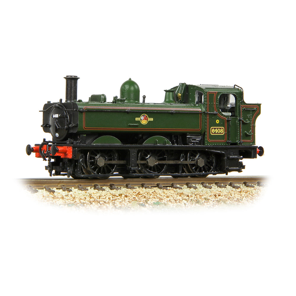 GWR 64XX Pannier Tank 6408 BR Lined Green (Late Crest)