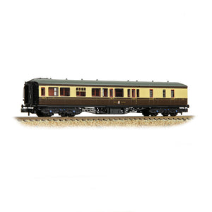 GWR Hawksworth Brake Third Corridor GWR Chocolate & Cream - Bachmann -374-511A - Scale N