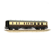 Load image into Gallery viewer, GWR Hawksworth Brake Third Corridor GWR Chocolate &amp; Cream - Bachmann -374-511B - Scale N
