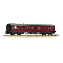 Load image into Gallery viewer, GWR Hawksworth Brake Second Corridor BR Maroon
