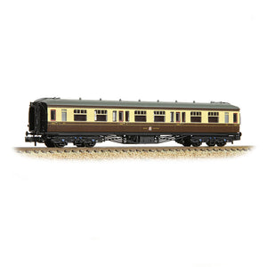 GWR Hawksworth Third Corridor GWR Chocolate & Cream - Bachmann -374-536A - Scale N