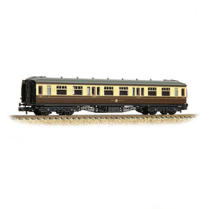 GWR Hawksworth Third Corridor GWR Chocolate & Cream - Bachmann -374-536B - Scale N