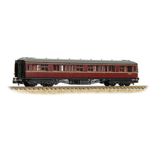 Load image into Gallery viewer, GWR Hawksworth Second Corridor BR Maroon - Bachmann -374-537A - Scale N
