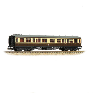 GWR Hawksworth Composite Corridor GWR Chocolate & Cream - Bachmann -374-561B - Scale N