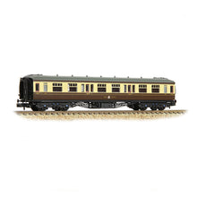 Load image into Gallery viewer, GWR Hawksworth Full Brake GWR Chocolate &amp; Cream - Bachmann -374-590 - Scale N
