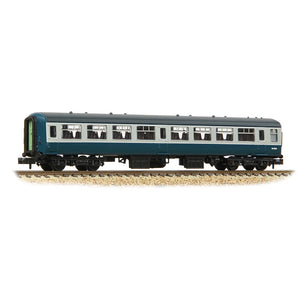 BR MK2A TSO Tourist Second Open BR Blue & Grey - Bachmann -374-710B - Scale N