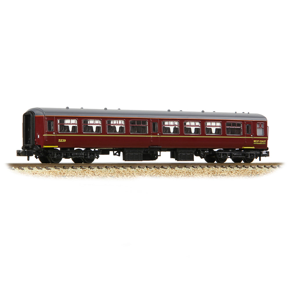 BR MK2A TSO Tourist Second Open WCRC Maroon