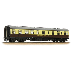 BR Mk1 RU Restaurant Unclassified BR (WR) Chocolate & Cream - Bachmann -39-102C - Scale OO