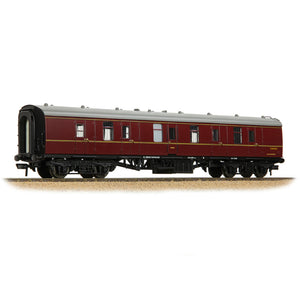 BR Mk1 BG Brake Gangwayed BR Maroon - Bachmann -39-176H - Scale OO