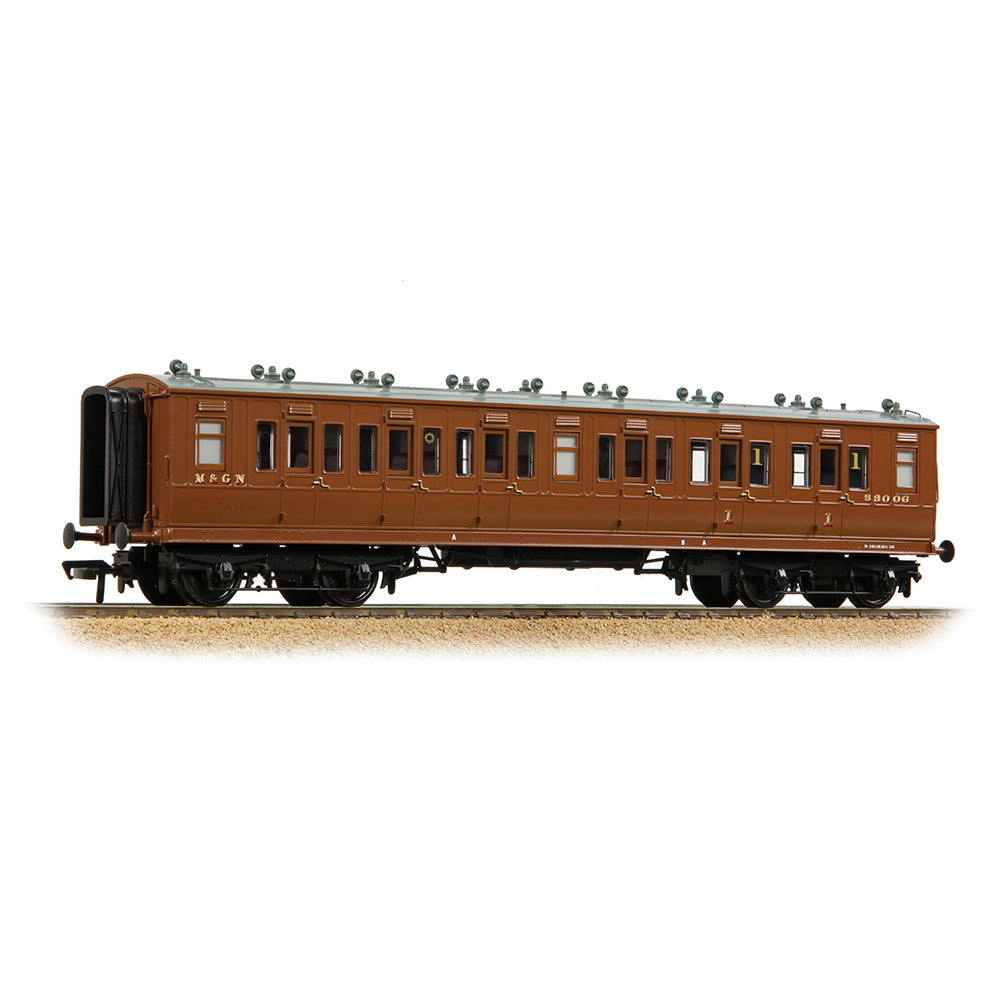 LNWR 50ft Arc Roof Composite Corridor M&GN Brown