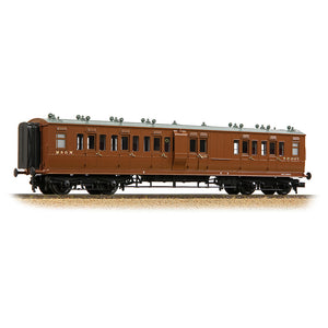 LNWR 50ft Arc Roof Brake Third Corridor M&GN Brown