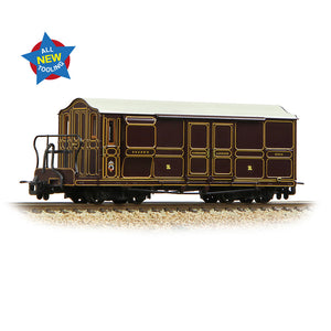 Ffestiniog Railway Curly Roof Van No.1 FR Lined Plum