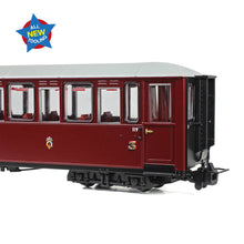 Load image into Gallery viewer, Ffestiniog Railway &#39;Tin Car&#39; Saloon Third No. 119 FR Maroon - Bachmann -394-101 - Scale OO9
