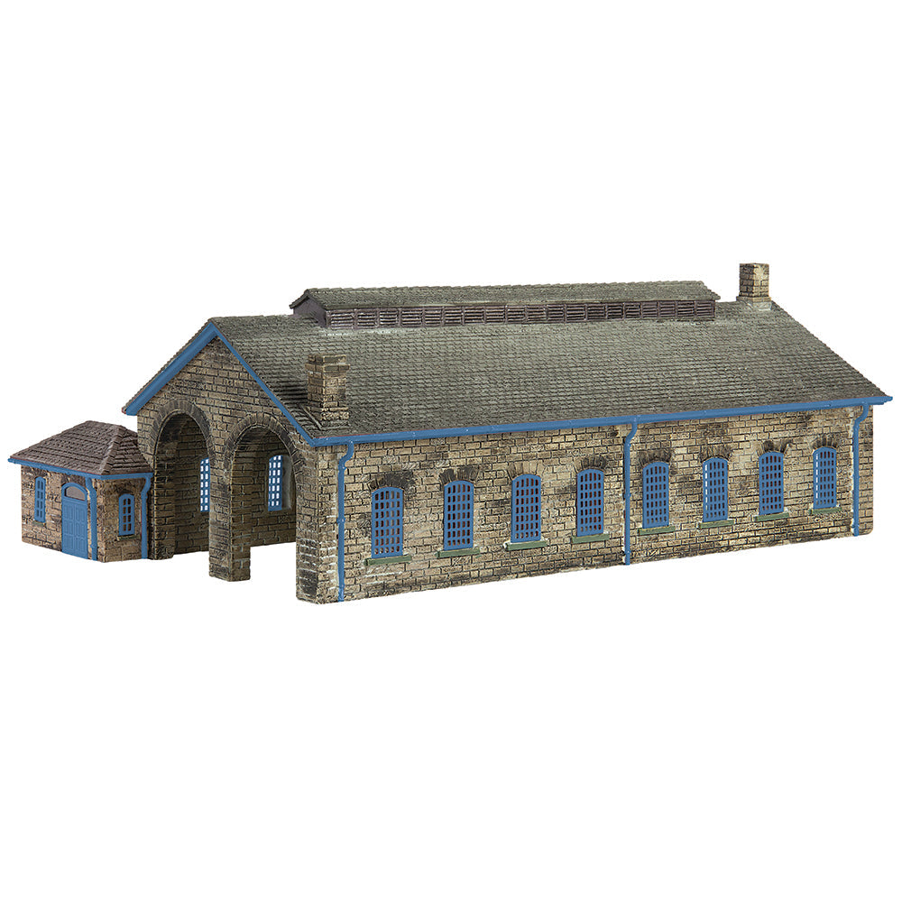 Two Road Stone Engine Shed Blue