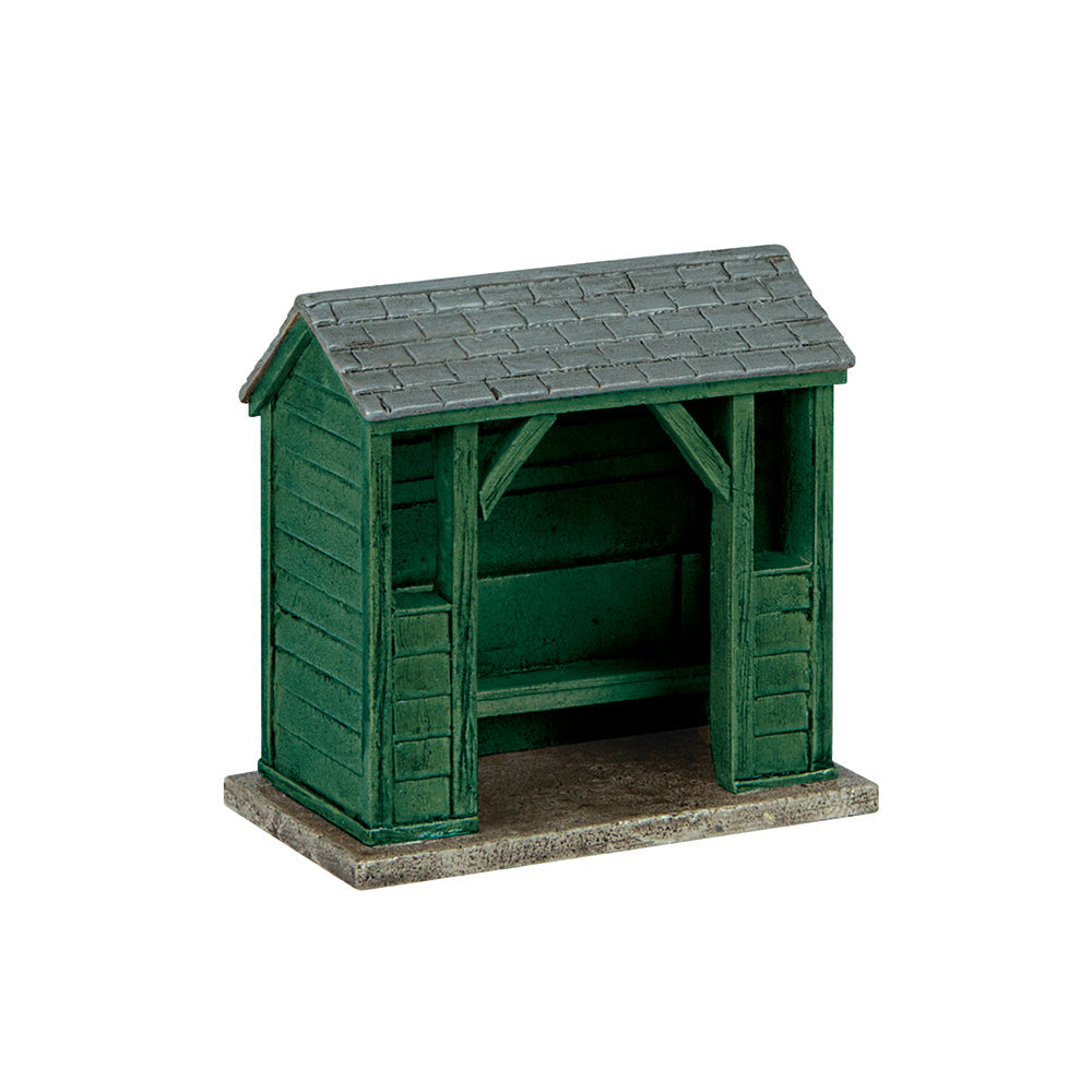 Wooden Bus Stop Green