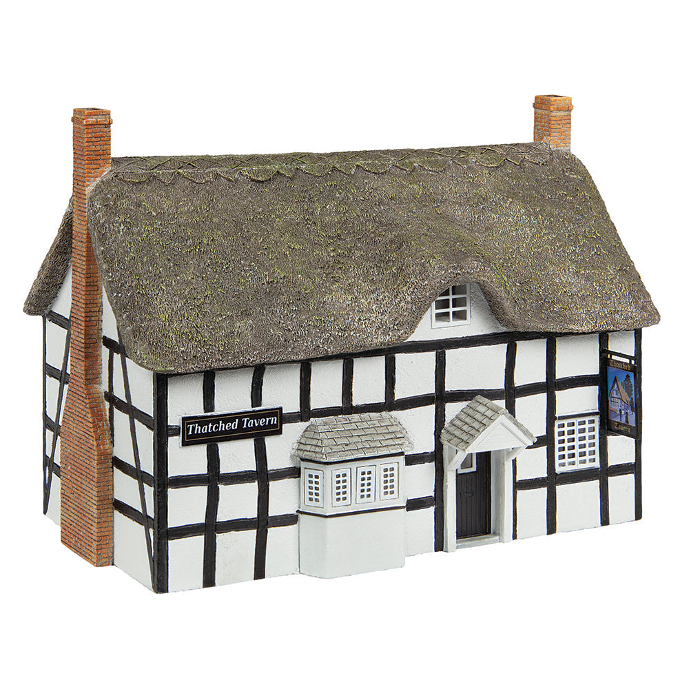 Thatched Tavern Black & White