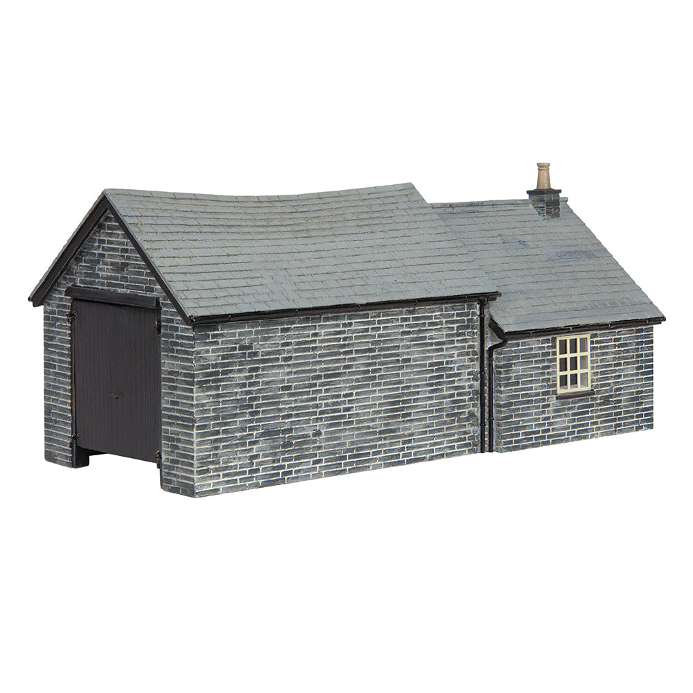 Narrow Gauge (OO9) Stone Shed and Store Black