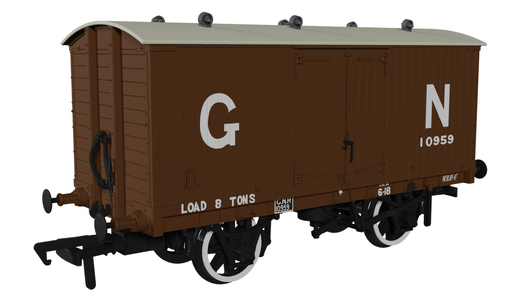 GNR 8 Ton Van - GN Livery No.10959 - Rapido Trains - 930001