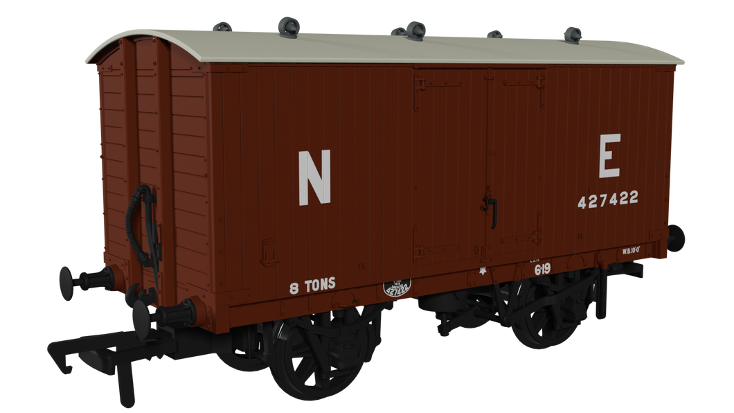 GNR 8 Ton Van - NE (Large Letters) No.427422 - Rapido Trains - 930007