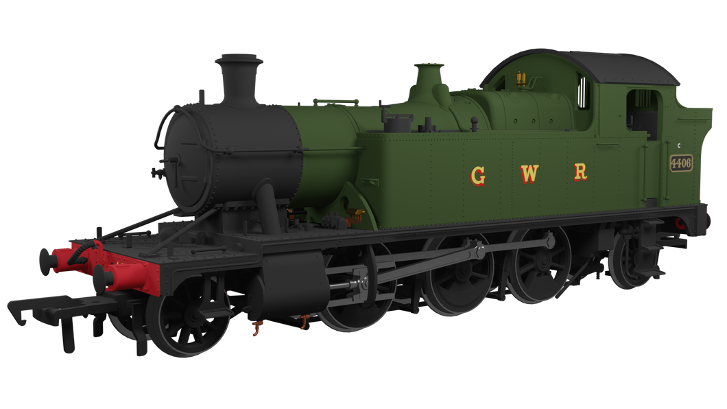 GWR 44xx No.4406 G W R Wartime Green - Rapido Trains - 951004