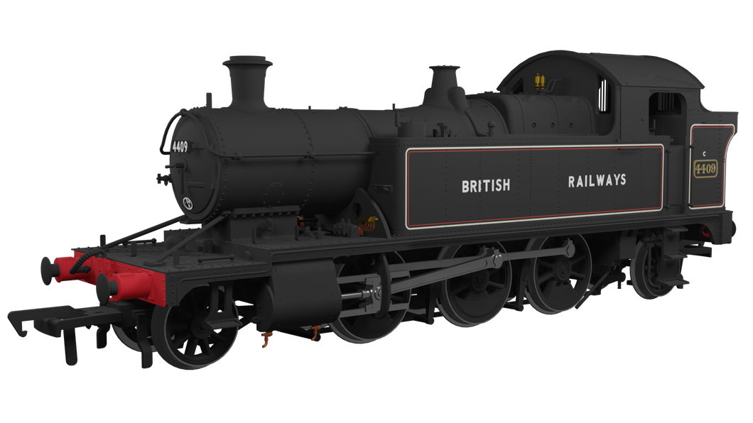 GWR 44xx No.4409 British Railways (sans serif) Lined Black - Rapido Trains - 951006