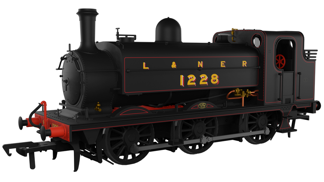 LNER J52/2 No.1228 L&NER Black with Red Lining - Rapido Trains - 958003