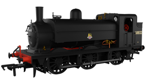 LNER J52/2 No.68832 BR Unlined Black Early Crest - Rapido Trains - 958009