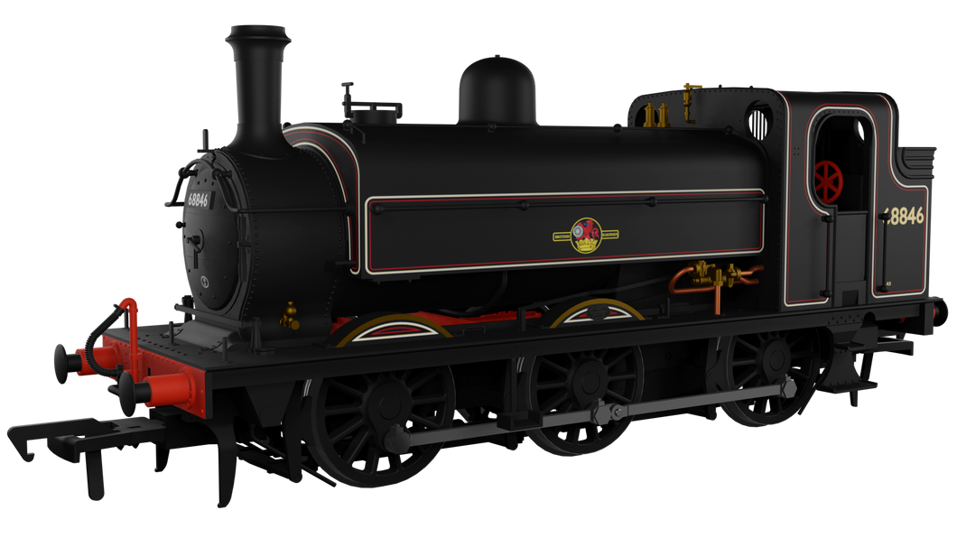 LNER J52/2 No.68846 BR Lined Black Late Crest - Rapido Trains - 958011