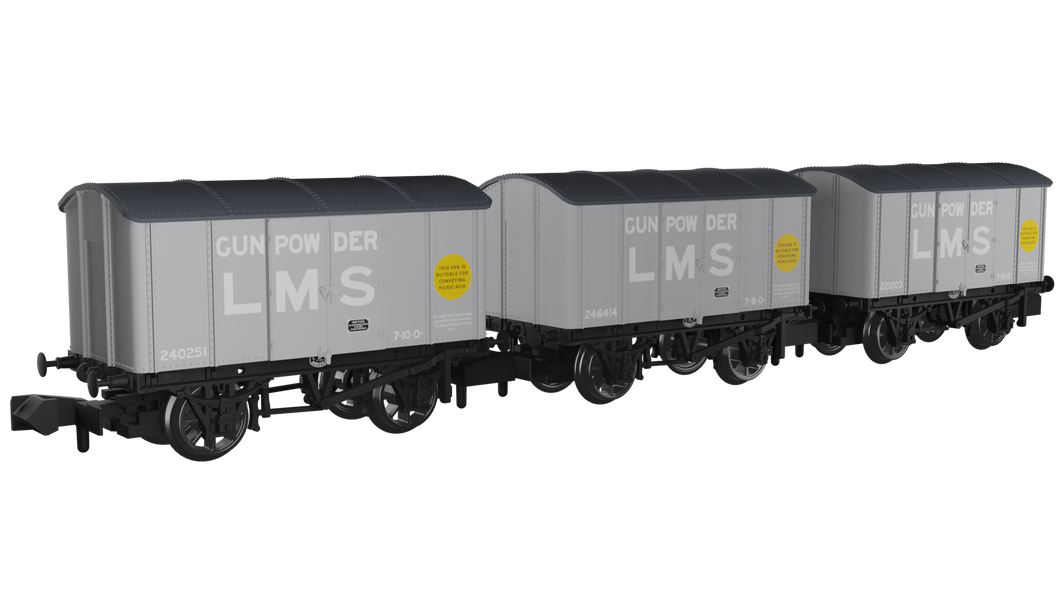 Not Quite Minks - LMS Acid Triple Pack - Rapido Trains - 961006