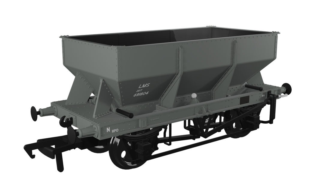 LMS Iron Ore Hopper - LMS (post-36) No.691804 - Rapido Trains - 963004